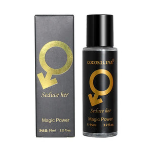 HER LOSS™ Gold Edition is a 90ML pheromone cologne for men, expertly blended with warm amber, sandalwood, and vanilla to create a seductive masculine fragrance that attracts women. This long-lasting cologne is designed to boost confidence, enhance attraction, and leave a powerful impression. Whether you're wearing it on a date, at work, or on a night out, HER LOSS™ Gold Edition is the perfect fragrance for men who want to stand out. From close-up bottle shots highlighting its premium label to flat lays with