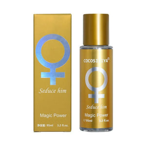 HER LOSS™ Gold Edition is a 90ML pheromone cologne for men, expertly blended with warm amber, sandalwood, and vanilla to create a seductive masculine fragrance that attracts women. This long-lasting cologne is designed to boost confidence, enhance attraction, and leave a powerful impression. Whether you're wearing it on a date, at work, or on a night out, HER LOSS™ Gold Edition is the perfect fragrance for men who want to stand out. From close-up bottle shots highlighting its premium label to flat lays with